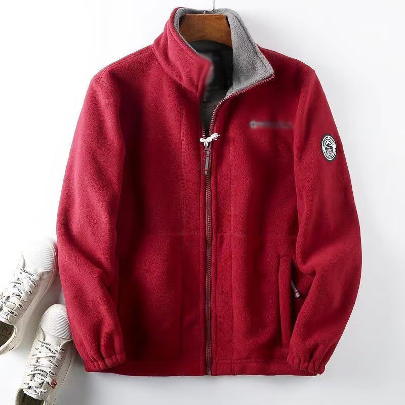 Męska dwustronna kurtka polarowa