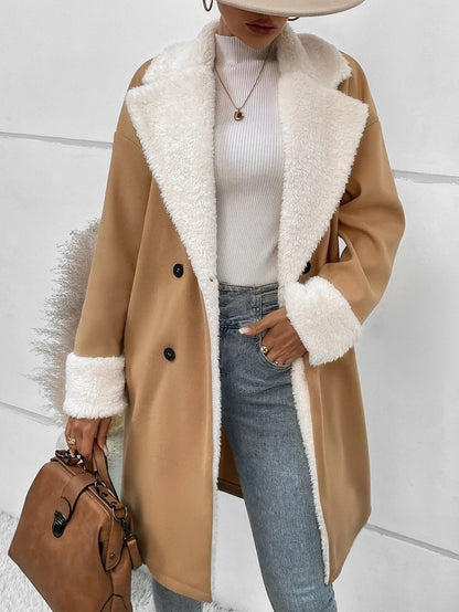 CozyCommute Sherpa Wool Coat
