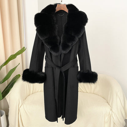 Elegant Double-Sided Woolen Coat