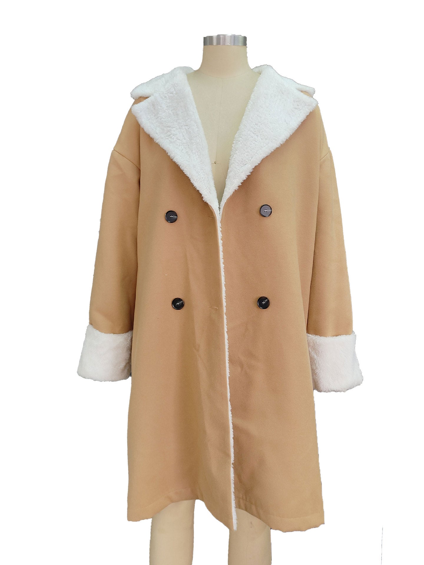 CozyCommute Sherpa Wool Coat