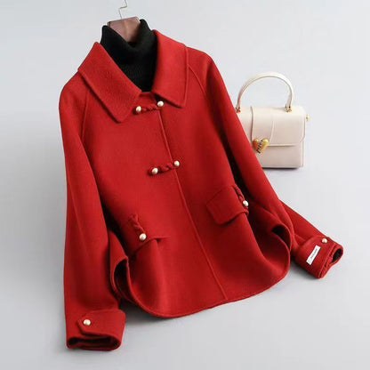 Elegant Double-Sided Wool Coat