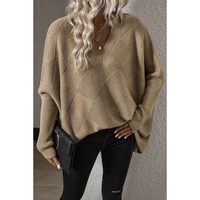 Cozy Textured Oversize Knit Sweater
