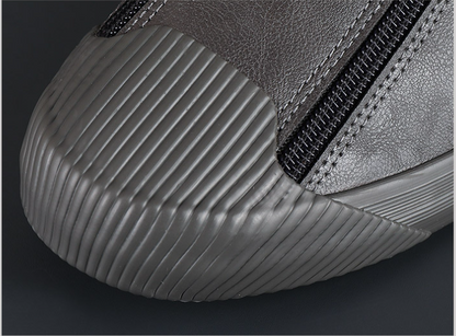 Męskie, codzienne trampki zapinane na suwak