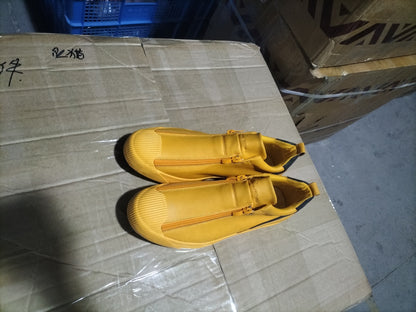 Męskie, codzienne trampki zapinane na suwak