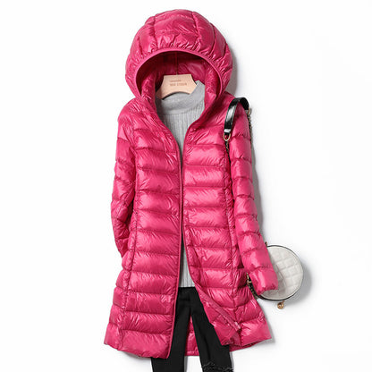 Lightweight Hooded Down Jacket