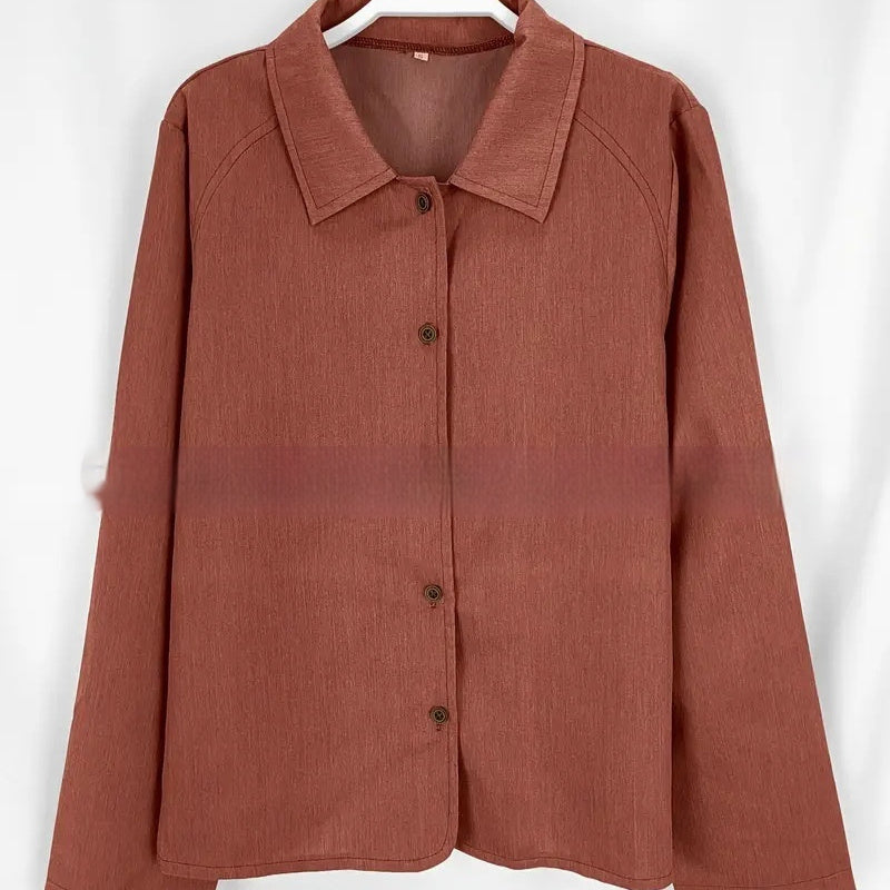 Lightweight Collared Casual Cardigan Jacket
