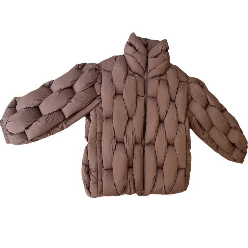Twist Padded Winter Down Jacket