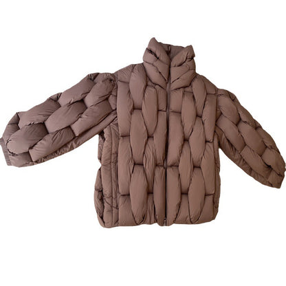 Twist Padded Winter Down Jacket
