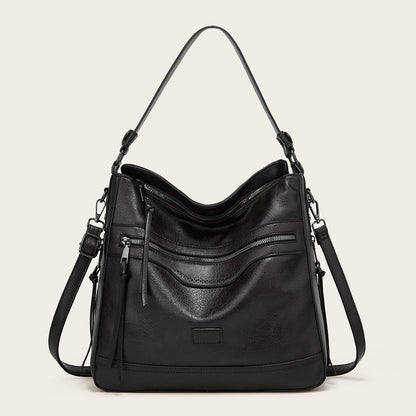 Large Capacity Leather Shoulder Bag
