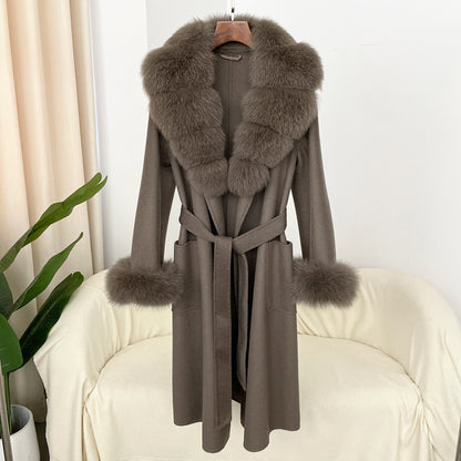 Elegant Double-Sided Woolen Coat