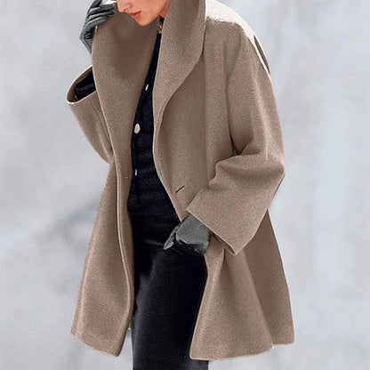 Loose Woolen Casual Coat