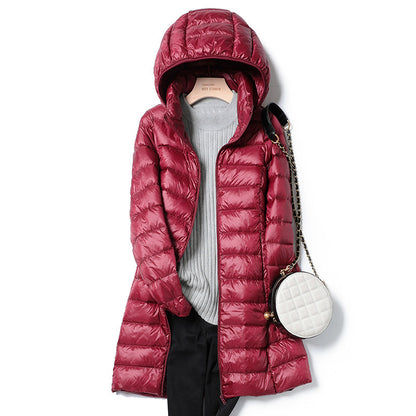 Lightweight Hooded Down Jacket