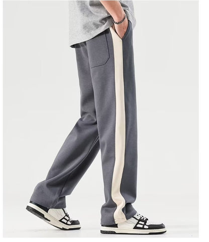 Moda Elite | Spodnie z szerokimi nogawkami w bloki kolorów