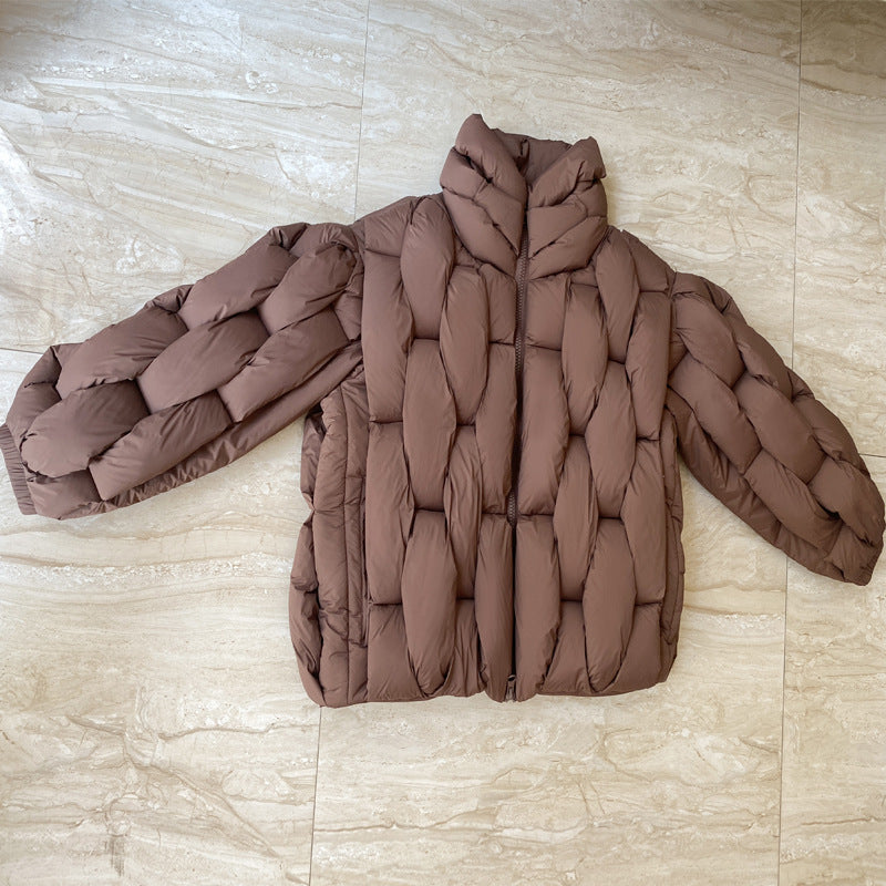 Twist Padded Winter Down Jacket