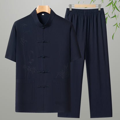 Moda Elite | Dwuczęściowy, swobodny strój z bawełny