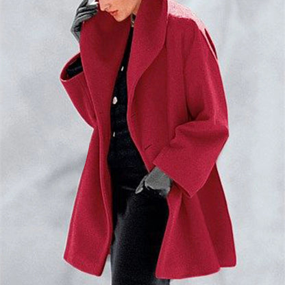 Loose Woolen Casual Coat