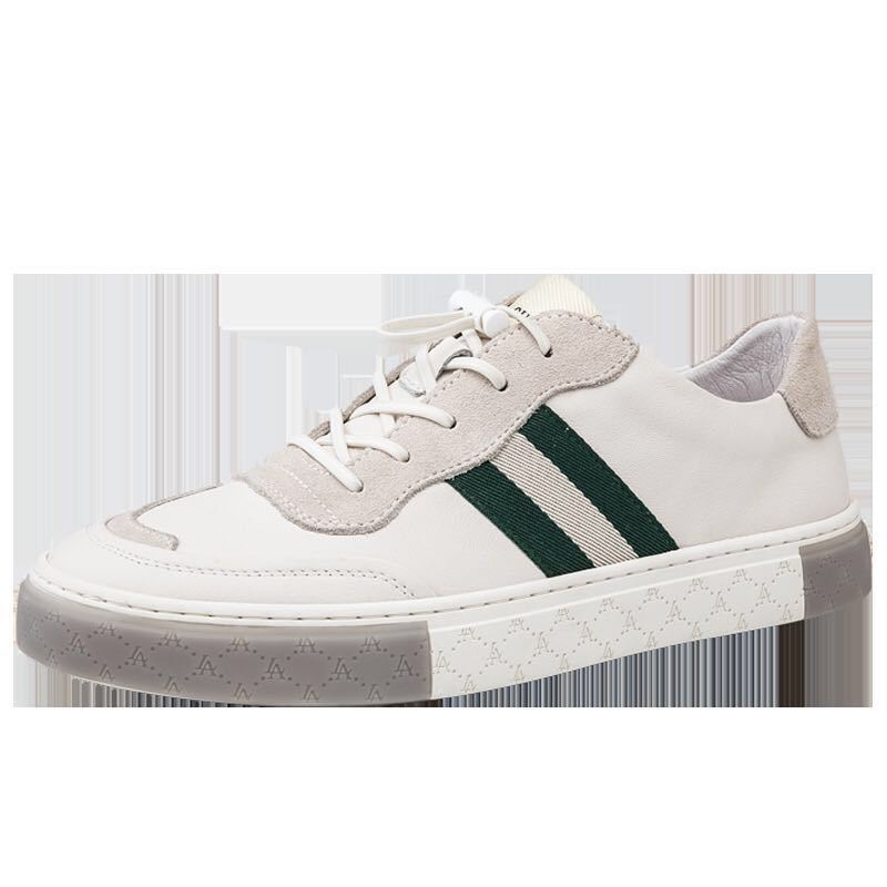 Skórzane trampki casualowe