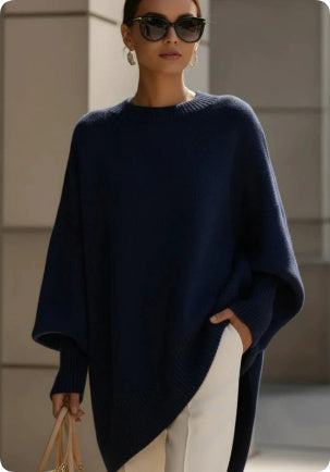 Cozy Oversized Knitted Pullover Sweater