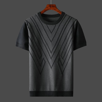 Koszula SlimFit z okrągłym dekoltem