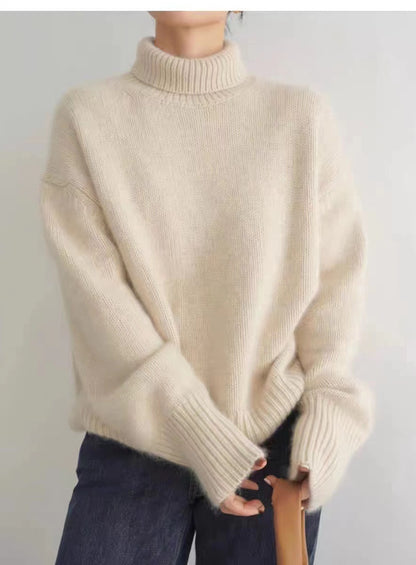 Thick Turtleneck Cashmere Sweater