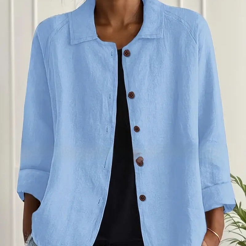 Lightweight Collared Casual Cardigan Jacket
