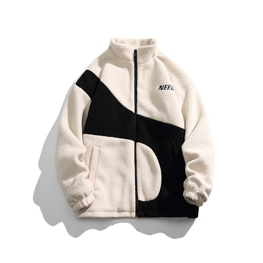 Moda Elite | Kurtka bawełniana w stylu retro z pikowaniem