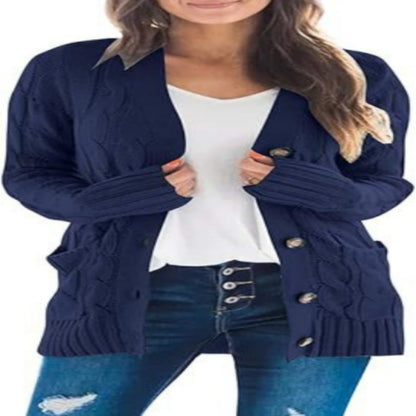 Wool Blend Single-Breasted Long Sleeve Coat