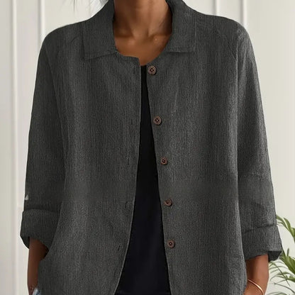 Lightweight Collared Casual Cardigan Jacket