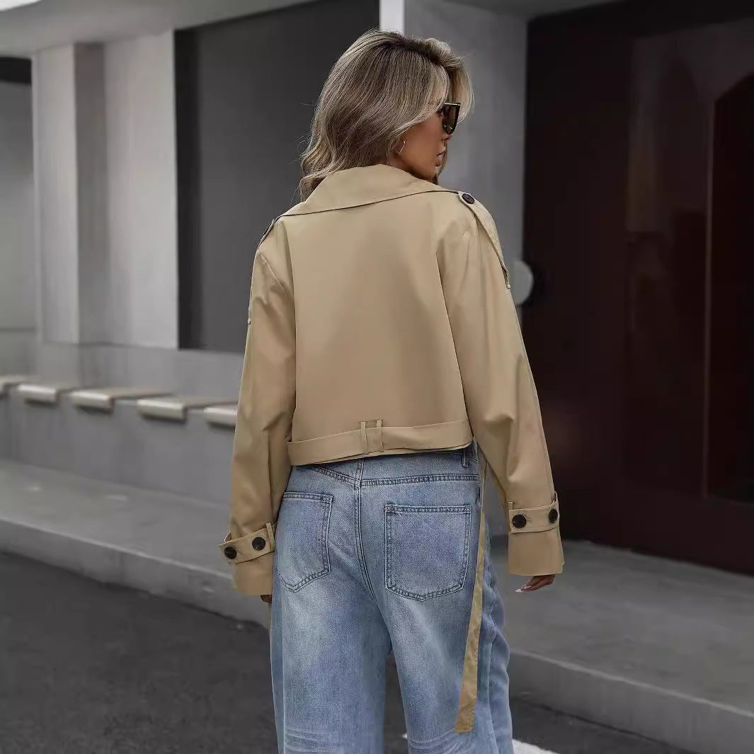 CityMode Double-Breasted Casual Jacket