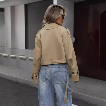 CityMode Double-Breasted Casual Jacket