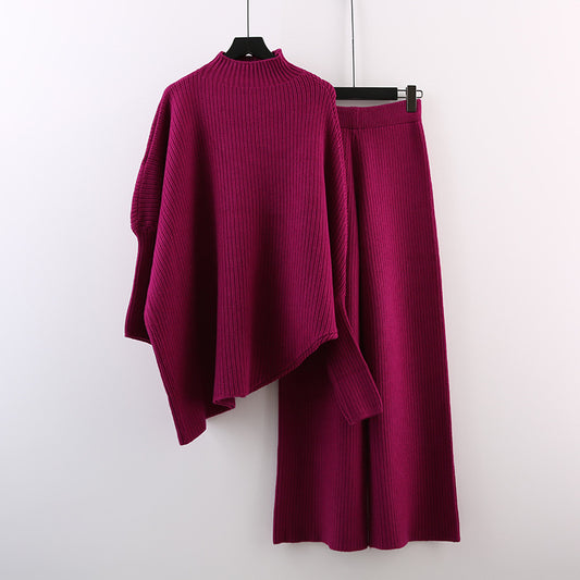 Turtleneck Knit Set
