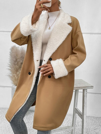CozyCommute Sherpa Wool Coat
