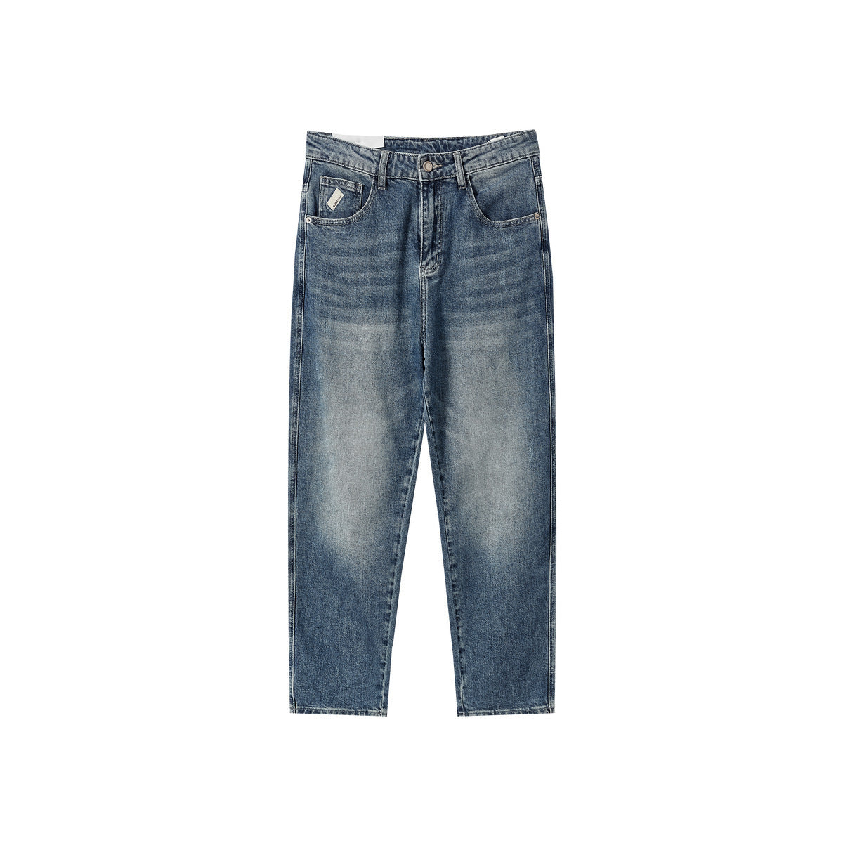 Moda Elite | Jeansy Straight Washed
