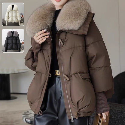 Chic Fur Collar Puffer Jacket