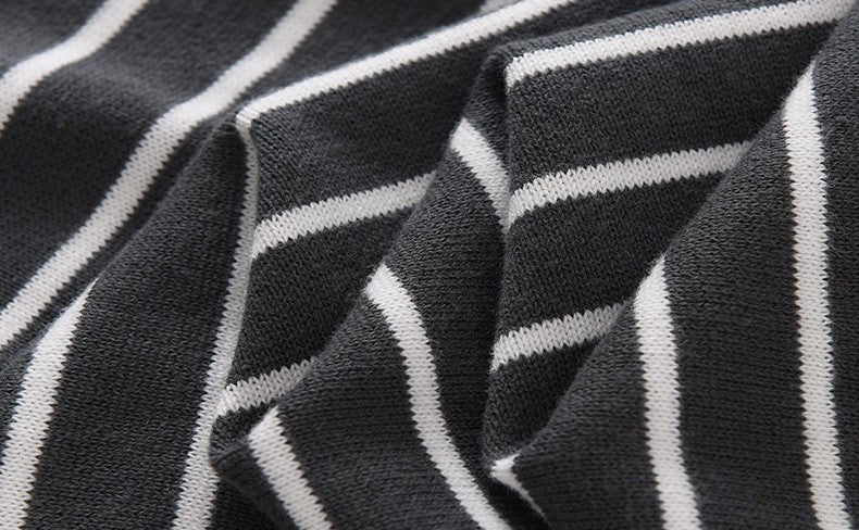 Moda Elite | Koszulka bawełniana w paski