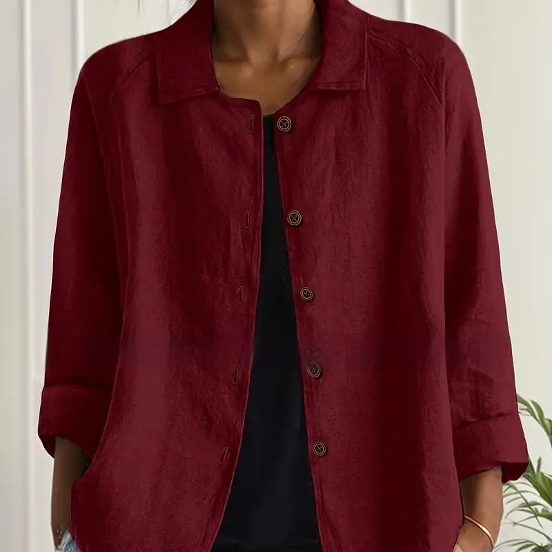 Lightweight Collared Casual Cardigan Jacket