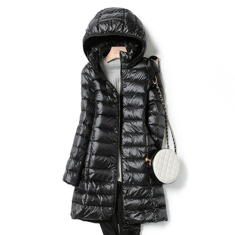 Lightweight Hooded Down Jacket