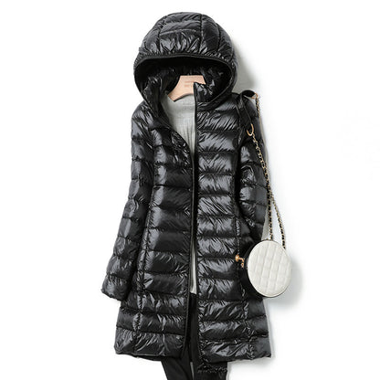 Lightweight Hooded Down Jacket