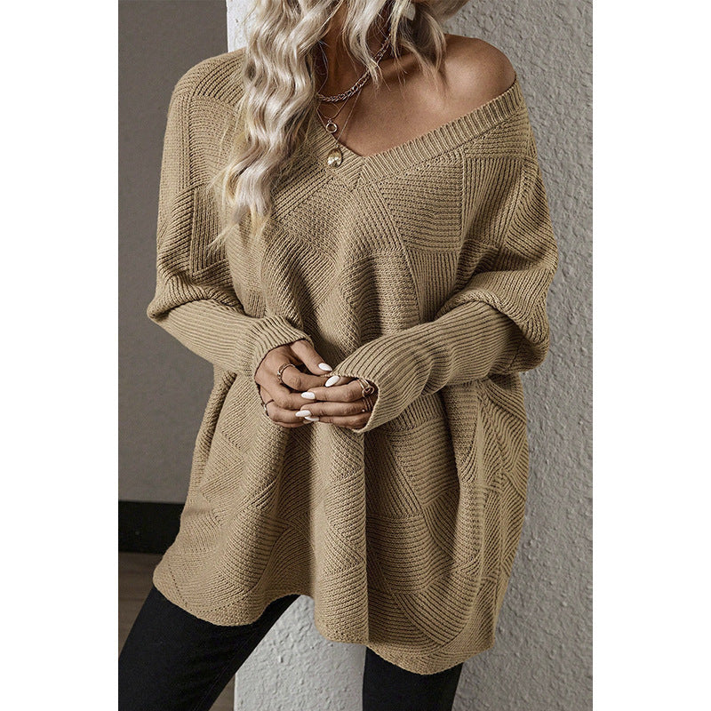 Cozy Textured Oversize Knit Sweater