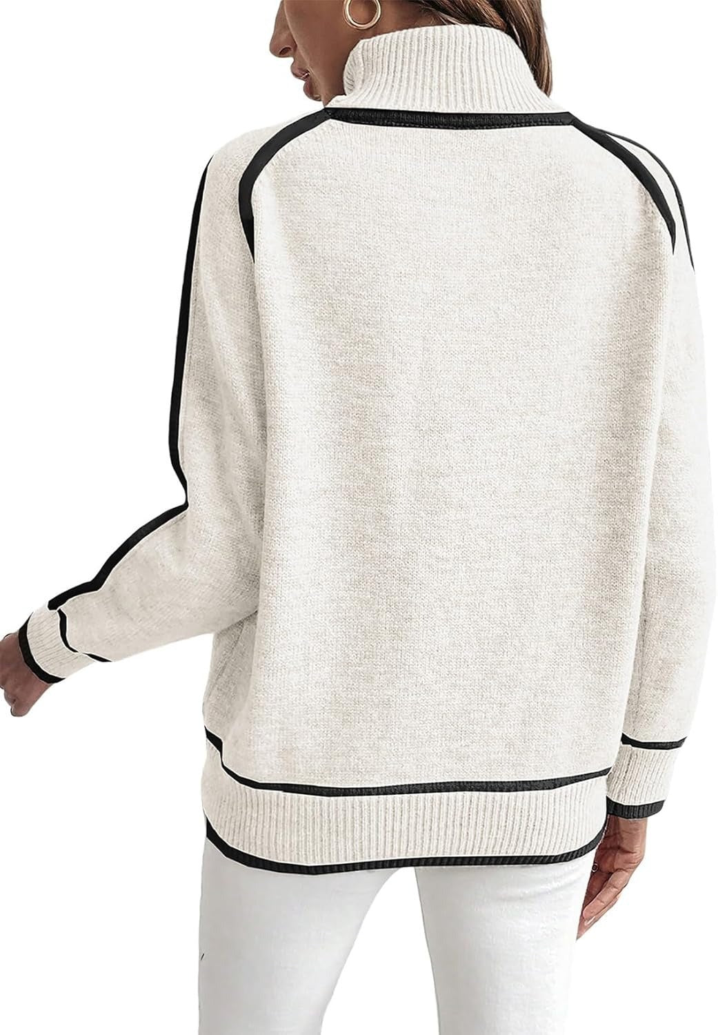 Elegant Turtleneck Knit Pullover