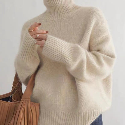 Thick Turtleneck Cashmere Sweater