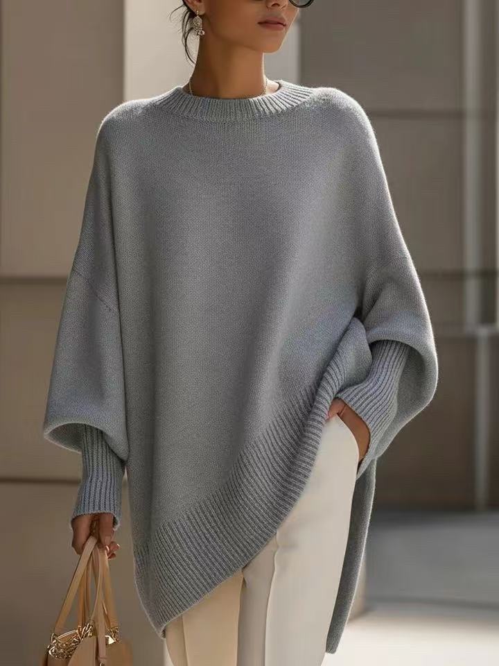 Cozy Oversized Knitted Pullover Sweater
