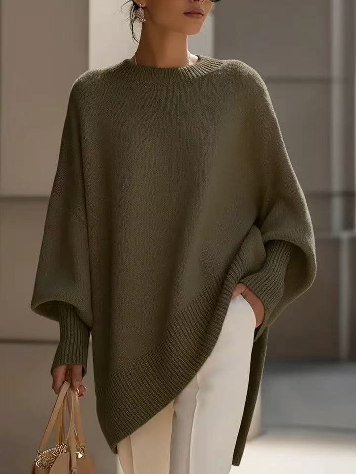Cozy Oversized Knitted Pullover Sweater