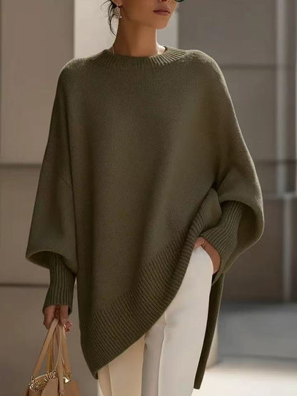Cozy Oversized Knitted Pullover Sweater