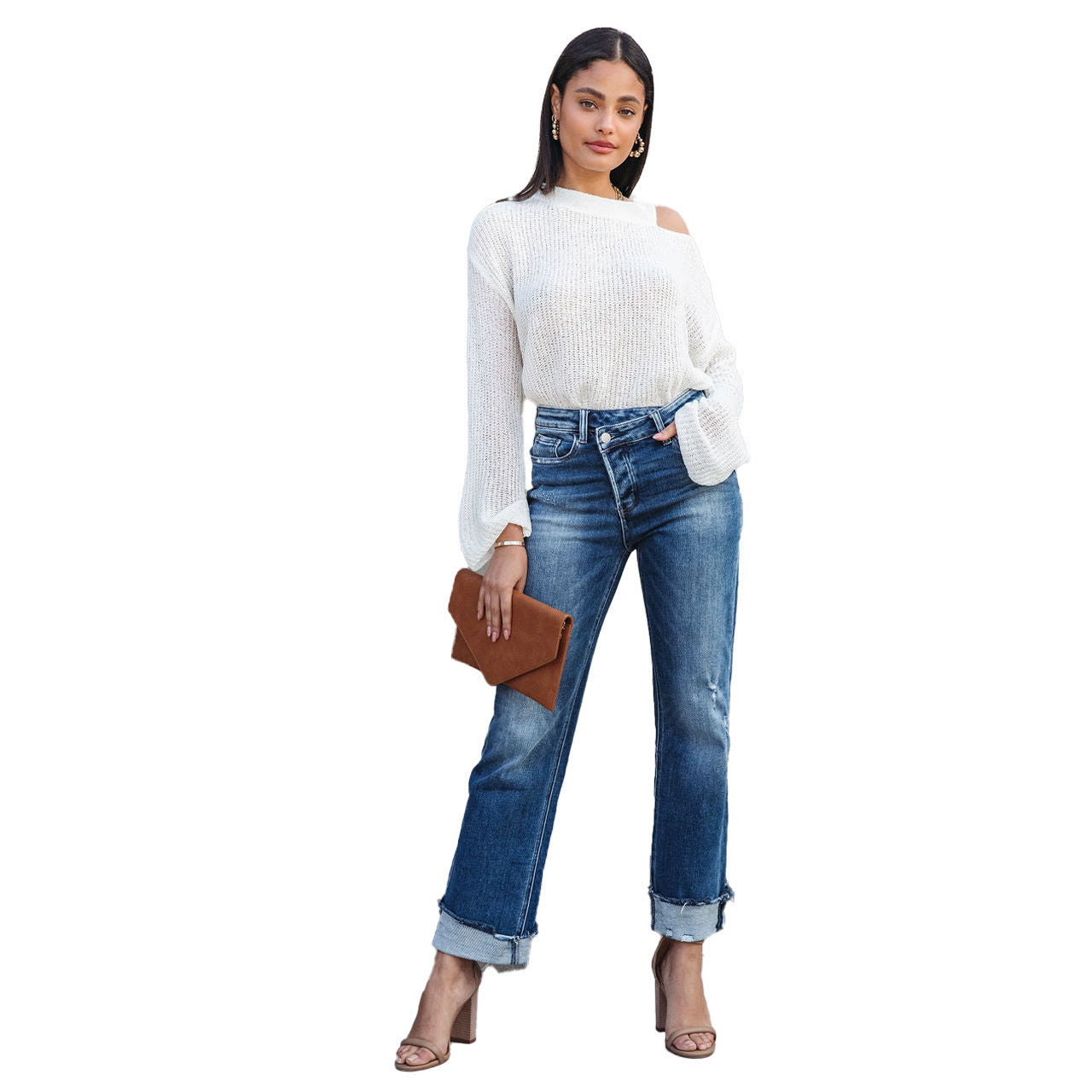 Casual Loose Fit Denim Jeans