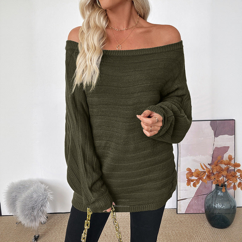 RelaxedRib Loose Knit Top