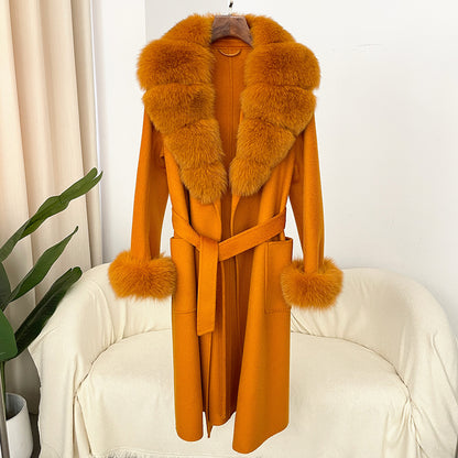 Elegant Double-Sided Woolen Coat