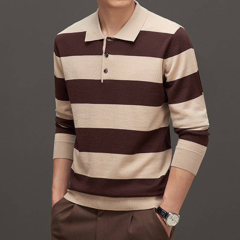 Moda Elite | Sweter z cienkiej dzianiny żakardowej