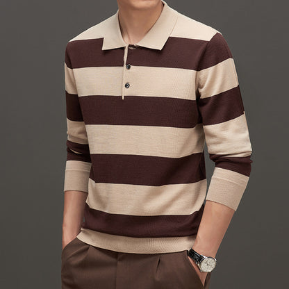 Moda Elite | Sweter z cienkiej dzianiny żakardowej