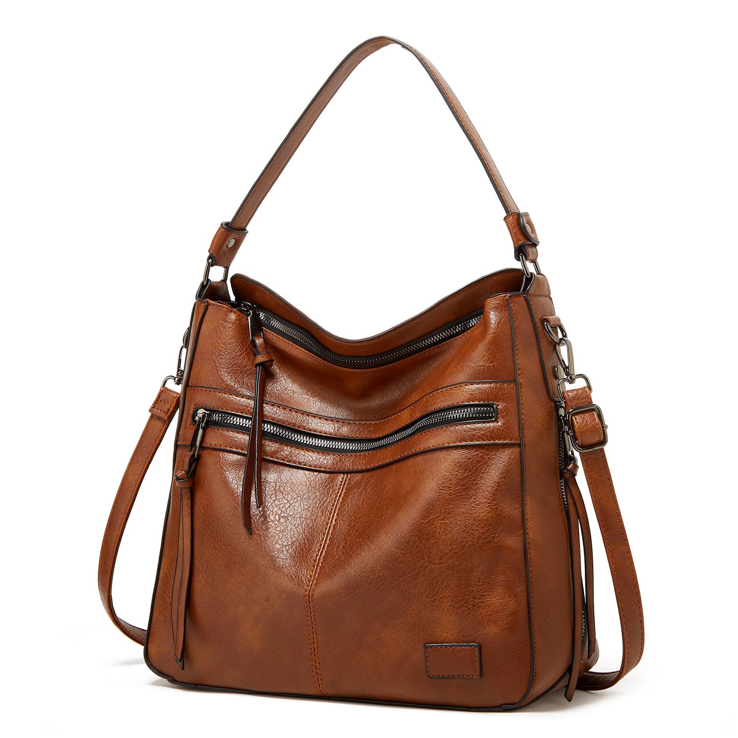 Large Capacity Leather Shoulder Bag